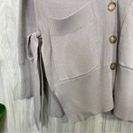 J.Crew Slouchy Side Tie Slit Side Button Up Cardigan size XXS H6222 Photo 6