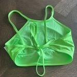 SKIMS Signature Swim High Neck Top - Neon Green, Small, $48 Photo 5