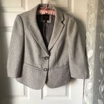 The Limited  Tweet wool blend Women's Blazer babydoll ruffle back size S Photo 1