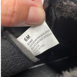 Khombu  Bonnie Black Suede Leather Faux Fur Ankle Boots Women's Size 6 Photo 10