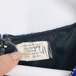 Vintage Sténay Silk Sequin 80's Party‎ Top Sz XL Blue Photo 2