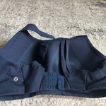 Lululemon navy blue sports bra woman’s size 36DDD Photo 2