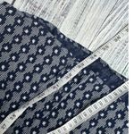 KAVU  Sleeveless Navy Blue Ikat Print Dress Keyhole Back Viscose Sm Photo 5