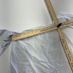 Susana Monaco  Top Womens X Small White Blue‎ Off Shoulder Peasant Blouse Photo 7