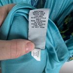 Catherines  Floral Pleated Tunic Top Size 3X Boho Resort Stretch Flowy Feminine Photo 6