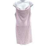 Urban Outfitters Mallory Cowl Slip Dress Rose Lilac Size L Satin Purple Photo 1