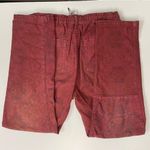 Anthropologie Pilcro Pants Distressed Patchwork Pockets India Ethnic Boho Red Photo 9