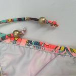 Shoshanna  Bikini Bottoms Extra Small Paisley Floral String Neon Beach Swim NWT Photo 8