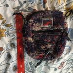 Vans  off the Wall Fuzzy Red and Blue mini Crossbody Bag Photo 3