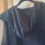 White Stag  Black Mesh sleeveless, hooded, zip front swimsuit, cover up 1X Photo 3