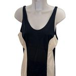 American Vintage 1960s Navy White One Piece Swimsuit Large Photo 1