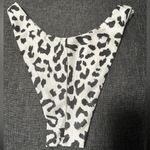 Aerie New  Leopard Super High Cut Cheekiest Bikini Bottom Photo 3