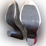 Frye  Madeline Brown Suede Leather Short Ankle Booties Heels Cowgirl Western  7M Photo 5