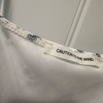 Caution to the Wind Blue and white floral dress Photo 2