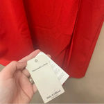 Abercrombie & Fitch Camille Midi Dress in Red Size Medium Petite NWT New Photo 13