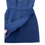 NBD  x REVOLVE Adios Navy Blue Indigo Asymmetrical Sheath Mini Dress Size XS Photo 4