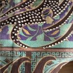 Justified Bohemian Elegant Multicolor Patterned Righstones Details Cardigan XL Blue Photo 9