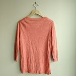 Talbots 100% linen long sleeve sweater v neck Photo 3