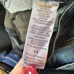 Democracy  Womens 14 Ab Solution Distressed Blue Denim Ankle Skinny Jeans Stretch Photo 5