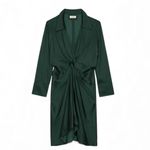 Zadig & Voltaire Rozo Satin Dress color is Peaks Size Large NWT Sold Out Online Photo 2