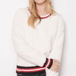 Evereve  Kodi Sherpa Varsity Pullover Photo 0