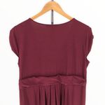 Angel Maternity Burgundy Cap Sleeve Nursing Breastfeeding Friendly Dress Size undefined Photo 3