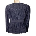 Moschino  Cheap and Chic black lace blazer jacket waist bow details size 4 Photo 1