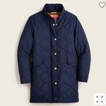 J.Crew  | Signature Quilted Cocoon Primaloft Navy Lightweight Puffer Jacket, M Photo 12