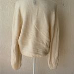 Marc Cain Knit Cardigan in Cream Oversized Plain Knitted in Germany Soft Large? Photo 2