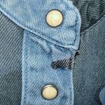 All Saints Kat Women's Camo Denim Mini Shirt Dress in Shades of Blue/Black Sz 0 Photo 7