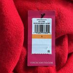 Vince Camuto Cozy Long Sleeve Extend Shoulder Sweater, Bright Cherry Size S NWT Photo 6