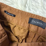 Talbots Newport Pant Straight Leg Size 6 – Brown Stretch Cotton Blend Photo 6