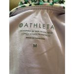 Athleta Hermosa One Piece Swimsuit - Camo Flora Gables Size M Green Violet Photo 2