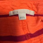 Gap T Shirt Jersey Dress Orange Purple Stripe Small Photo 5