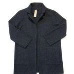 J.Crew NWT Sophie in Heather Coal Gray Open-Front Sweater Blazer Cardigan XXS Photo 0
