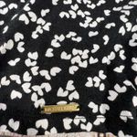 Michael Kors Black White Valentine Hearts 3/4 Bell Sleeve Blouse Top M Photo 9