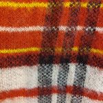 st. john's bay  Size Small S Checkered Red Yellow White Sweater Soft Acrylic Photo 3