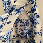 By&By Romper Dress Blue/White Floral Photo 3