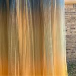 Steve Madden Cream Dress with Blue Mesh Overlay Photo 3