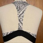 PINK - Victoria's Secret Pink Sport Woman's White & Black Athletic Casual Sports Bra Size Small Photo 2