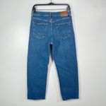 We The Free Free People  Risk Taker High-Rise Straight Jeans Raw Hem Women's 29 Photo 1