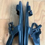 ECCO Black Leather Ankle Strap Sandals Comfortable Everyday Shoes Size 39 Photo 7