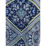 Lands' End Size 22W Paisley Floral Blue Underwire Padded Tankini Swim Top Modest Photo 2