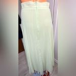 ZARA Light Green A-Line Skirt Photo 6