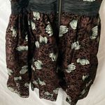 Tracy Reese Frock by  (Anthropologie): Floral Brown Motif- Sparkle- 10 Photo 12