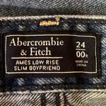 Abercrombie & Fitch Ames Low Rise Distressed Skinny Slim Boyfriend Denim Jeans 0 Photo 3