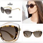 Fendi Authentic  Crystal Havana Honey Gold FF 0029/S Sunglasses without case Photo 4