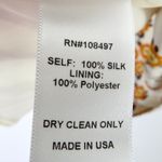 Burlapp 1990s Vintage Floral Prariecore Silk Floral Midi Dress Medium Photo 5