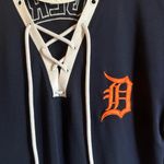 PINK - Victoria's Secret Victoria’s Secret pink Detroit Tigers Navy Blue Lace-Up Jersey! Photo 2