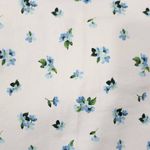 We Wore What Blue Floral Cut Out Denim Mini Skirt NWT Size Medium Photo 3